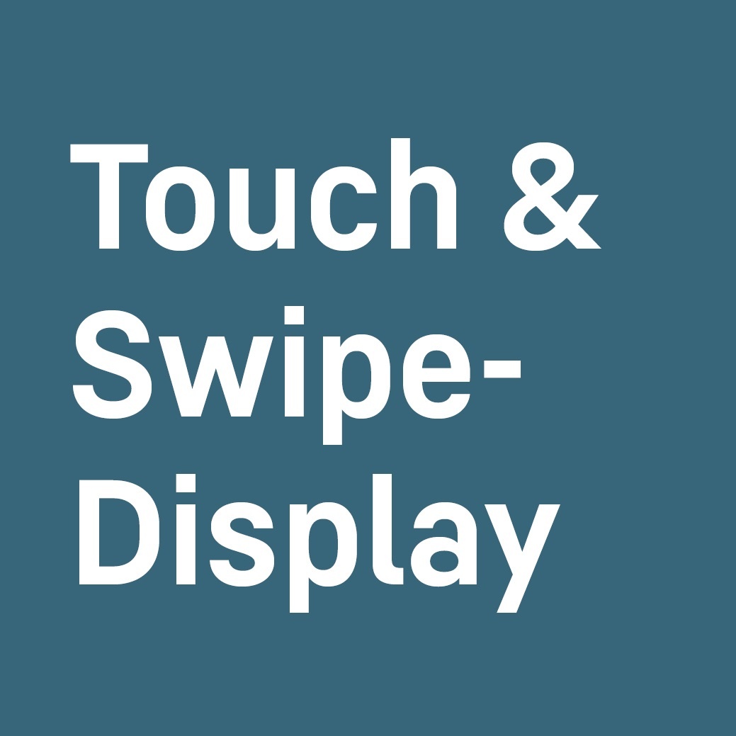 Displej Touch & Swipe